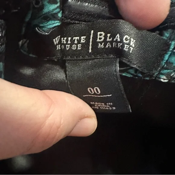 Y2K White House Black Market Butterfly Corset Top Size 00 - Picture 5 of 7